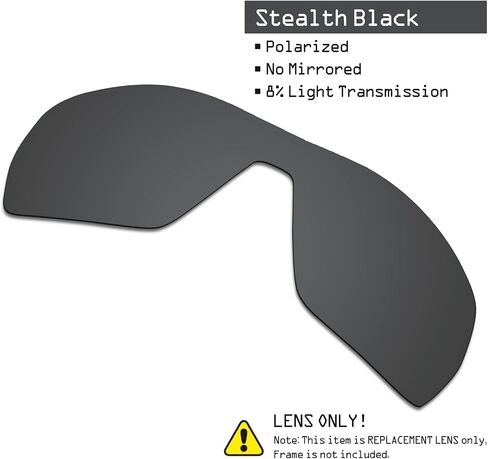SmartVLT Men's Replacement Lenses for Oakley Offshoot OO9190 Sunglass - More Options in Saudi Arabia
