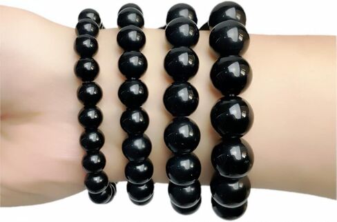 2 قطعة سوار Pi Xiu فنغ شوي الأسود سبج الثروة سوار للنساء الرجال مرونة قابلة للتعديل in Kuwait