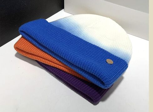 Redwind زوجين أزياء مترهل التدرج اللون متماسكة قبعة صغيرة دافئة للرجال والنساء in Kuwait