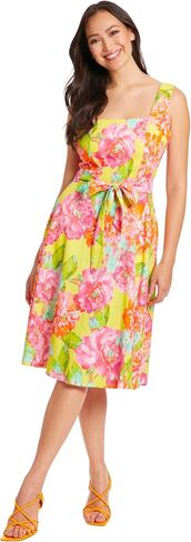 London Times Floral Summer Cute Knee Length, Wedding Guest Dresses for Women in Saudi Arabia