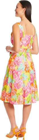 London Times Floral Summer Cute Knee Length, Wedding Guest Dresses for Women in Saudi Arabia