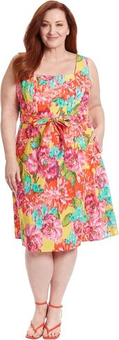 London Times Floral Summer Cute Knee Length, Wedding Guest Dresses for Women in Saudi Arabia
