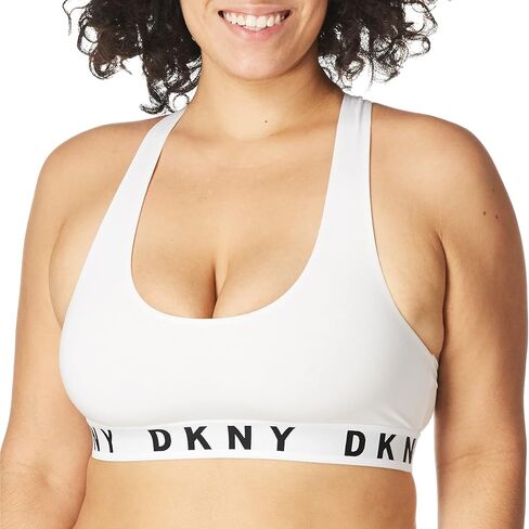 DKNY Women's Cozy Boyfriend Racerback Bralette in Saudi Arabia