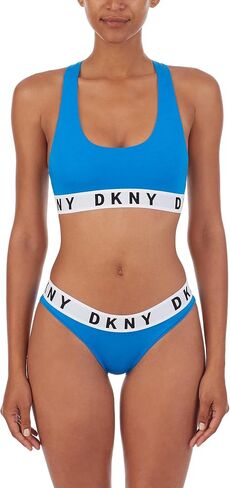 DKNY Women's Cozy Boyfriend Racerback Bralette in Saudi Arabia