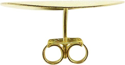 Sheila Fajl 1" Blair Disc Stud Earrings in Gold Plated in Kuwait