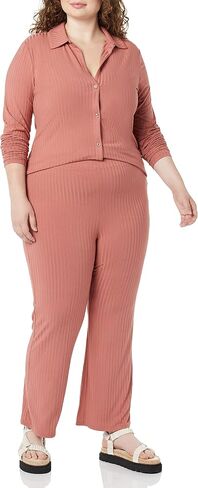 Amazon Essentials Women's Wide Rib Long Sleeve Button-up Collared Cardigan (Previously Daily Ritual) in Saudi Arabia