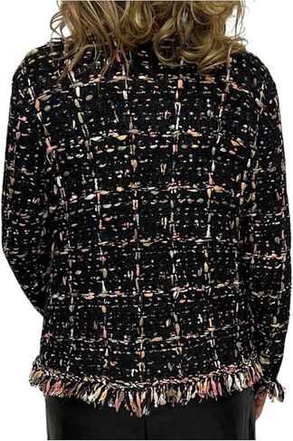 سترة صوفية محبوكة بنمط التويد للسيدات من CAPPUCCINI in Kuwait