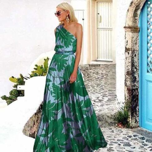 Women Fashion Summer Sleeveless Floral Maxi Dresses in Saudi Arabia