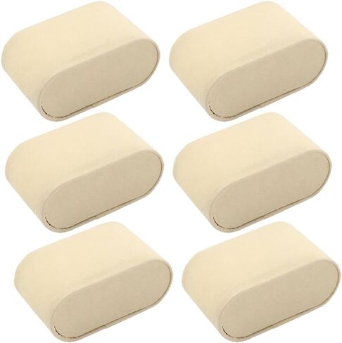 6 Pcs Velvet Bracelet Pillow, Solid Color Watch Display Pillow Holder Pad, Soft Wristwatch Cushion Bangle Packaging Stand Jewelry Organizer in Saudi Arabia