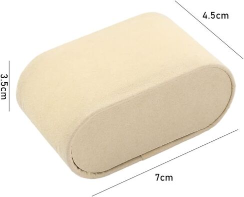 6 Pcs Velvet Bracelet Pillow, Solid Color Watch Display Pillow Holder Pad, Soft Wristwatch Cushion Bangle Packaging Stand Jewelry Organizer in Saudi Arabia