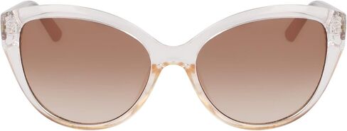 NAUTICA Women's N2241S Cat Eye Sunglasses, Crystal Beige, One Size in Saudi Arabia