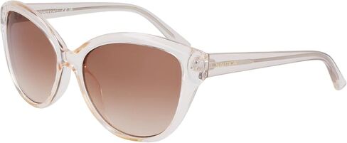 NAUTICA Women's N2241S Cat Eye Sunglasses, Crystal Beige, One Size in Saudi Arabia