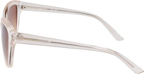 NAUTICA Women's N2241S Cat Eye Sunglasses, Crystal Beige, One Size in Saudi Arabia