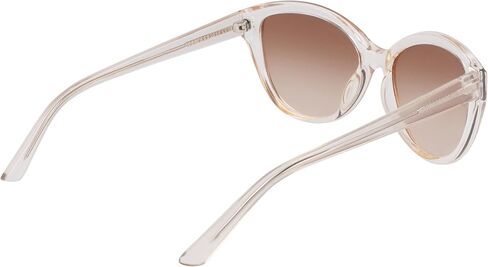 NAUTICA Women's N2241S Cat Eye Sunglasses, Crystal Beige, One Size in Saudi Arabia