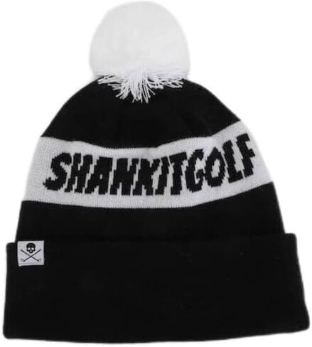 SHANKITGOLF Golf Beanie Hat Pom Pom Winter Golf Cap Black in Kuwait