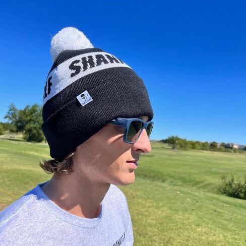 SHANKITGOLF Golf Beanie Hat Pom Pom Winter Golf Cap Black in Kuwait