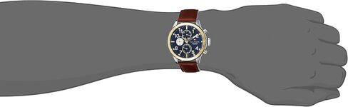 Tommy Hilfiger Men's 1791137 Cool Sport Two-Tone Stainless Steel Watch with Leather Band in Saudi Arabia
