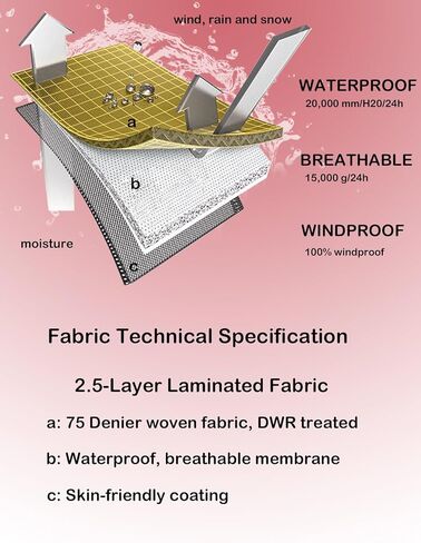 أفرول تزلج معزول للنساء من فيت سبيس مقاوم للماء 15,000 ملم سروال شتوي للتزلج على الجليد in Kuwait