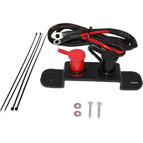 يناسب عمود القفز للبطارية Can-Am X3، مجموعة عمود القفز للبطارية تناسب 2 و4 كابلات Maverick X3 ذات الجهد العالي، مجموعة أطراف بطارية شحن سريعة وسهلة تناسب قارب مقطورة السيارة UTV ATV in Kuwait