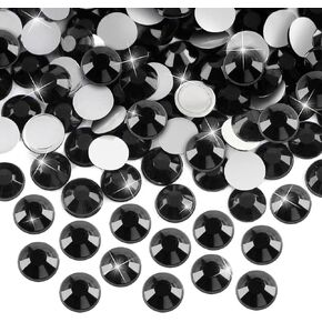 Lanstics 5000Pcs Pink Rhinestones for Craft SS12 3mm Rose Red Flatback Rhinestones Gem Stones Round Resin Glitter Rinestones for Nails Art Makeup Clothes Shoes Decoration, Non-hotfix