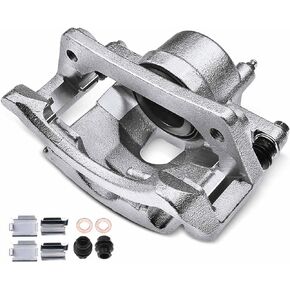 A-Premium Disc Brake Caliper Assembly with Bracket Compatible with Select Chrysler and Dodge Models - Town & Country 2005 (Base), Caravan/Grand Caravan 2005 - Front Left Driver Side