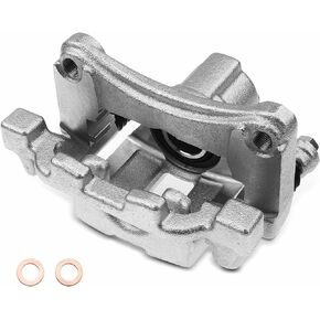 A-Premium Disc Brake Caliper Assembly with Bracket Compatible with Select Infiniti Models - G35 2007-2008, G37 2008-2013, Q60 2014-2015 - Rear Left Driver Side