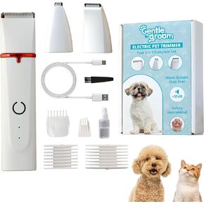 Dog Paw Trimmer, 3 in 1 Dog Clippers for Grooming Pets Paws, Foot, Ears, Face - Low Noise Pet Trimmers for Small Dogs, 700 mAh Rechargeable Cordless Hair Clippers Pet Shaver for Cats in Saudi Arabia