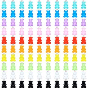 ZOCONE Colorful Candy Pendant Charm, Cute Resin Charms for Jewelry Making Keychains Necklace Bracelet Earrings, Resin Supplies for DIY Crafts Decoration