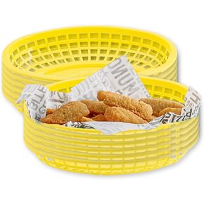 منتجات TableCraft C1079R سلة كبيرة للنقود والحمل، باللون الأحمر (عبوة من 12 قطعة)
