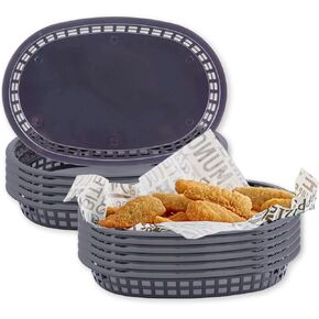 TableCraft Products C1077R Cash and Carry Grande Basket, Red (Pack of 12)