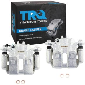 TRQ New Rear Brake Caliper Assembly w/Bracket & Hardware Pair for Odyssey