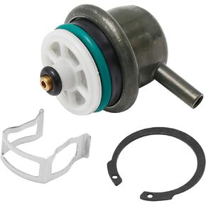 Fuel Injection Pressure Regulator 4.0 bar side mounted include Clip Snap Ring compatible with GM CHEVROLET Chevy Cadillac Replacement OE No 12574986 17113203 PR217 PR203 1722592