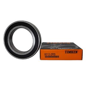 TIMKEN 6012-2RS Double Rubber Seal Bearings 60x95x18mm, Pre-Lubricated and Stable Performance and Cost Effective
