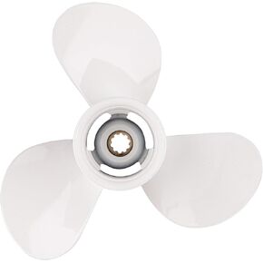 الدعائم الشابة 664-45945-00-EL 9 7/8x10 1/2 F OEM الصف الألومنيوم المروحة لياماها 20HP 25HP 30HP المحركات الخارجية 9.875x10.5,10 سبلاين الأسنان in Kuwait