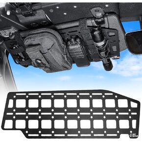 JOYTUTUS Tactical Sun Visor Organizer, Upgraded Tactical Rigid Molle Panel Sun Visor Storage Cover, Tactical Gear Rack, for Wrangler JL & Gladiator JT