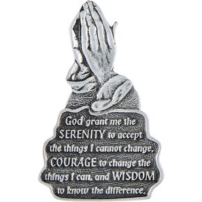 مشبك قناع الصلاة Needzo Serenity، ملحقات السيارة المسيحية للسائقين الجدد، 2.25 بوصة in Kuwait