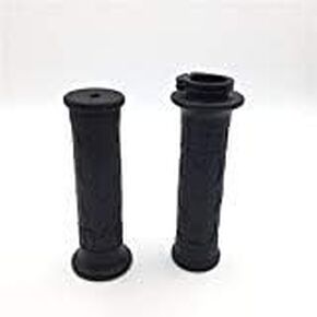 Replacement of Hand Grips Black For YAMAHA KAWASAKI POLARIS SEADOO WATERCRAFT BOMBARDIER JET SKI ATV FOREMAN RECON RINCON Kawasaki Brute Force Prairie YAMAHA BRUIN GRIZZLY KODIAK(7/8" BOTH SIDE)
