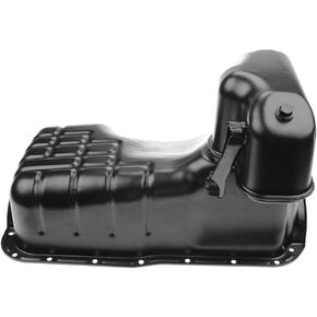A-Premium Engine Oil Pan Sump with Drain Plug Compatible with Nissan Pathfinder 1996-2000, Infiniti QX4 1997-2000, V6 3.3L, Replaces 111100W000, 31158466