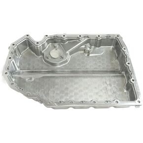 Engine Oil Pan Aluminum Oil Sump Replacement for Volkswagen Golf Jetta Audi Q3 1.8T 2.0T # 06K103600AE