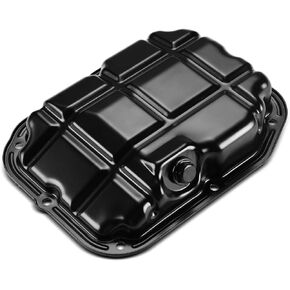 A-Premium Lower Engine Oil Pan Sump with Drain Plug Compatible with Mitsubishi Endeavor 2004-2011, 3.8L