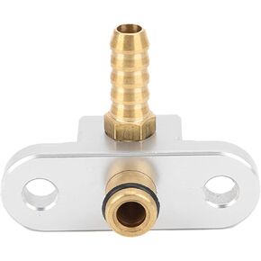 Ymiko Fuel Rail Adapter Fuel Pressure Regulator Fitting Replacement Fit for Impreza WRX/STi SL Aluminum Fuel Rail Adapter Car Accessory