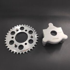 CDHPOWER Rear Hub Adapter 1" and CNC Sprocket - for 2 Stroke Engine Kit 66cc/80cc/48cc…