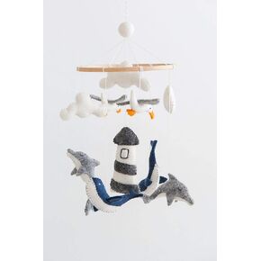 Nautical Mobile, Sailboat Mobile, Seagull Mobile, Ocean Mobile, Whale Mobile, Ocean Theme Nursery