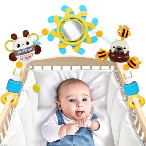 Crib Mobile Toys for Baby,Stroller Arch Toys for Baby，Mobile for Bassinet, Detachable Baby Hanging Toys ，Crib Toys for Toddler Baby Infants Newborn Boys Girls