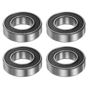 4pcs 6808-2RS Deep Groove Ball Bearings 40mm Bore 52mm OD 7mm Thick Chrome Steel ABEC5 Double Sealed Bearing for Motors Pumps Conveyors