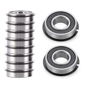 10 PCS 99502HNR Wheel Hub Ball Bearing ID 5/8" x OD 1-3/8" x Width 7/16" Double Seal and Snap Ring