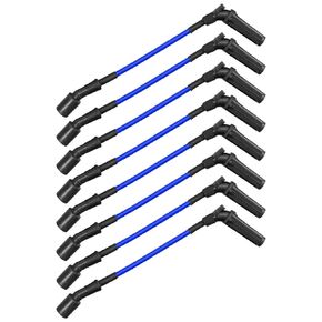 8.5mm Spark Plug Wires Fits for 1999-2019 Chevy Chevrolet Avalanche Corvette Express Impala GMC Envoy Cadillac Escalade CTS Hummer H2 H3 Buick Lacrosse Isuzu Ascender V8 LS1 LS2 LS3 LS6 LS7 LSA LS LSX