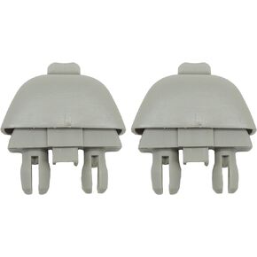 HiSport Interior Sun Visor Hook Clip Bracket Compatible with Audi A6 C6; Replacement for VW Passat B7 Polo, 2PCS