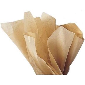 Acid Free Kraft Color Gift Wrapping Tissue Paper 200 Sheets 15" x 20" Premium Quality Gift wrap Tissue Paper Made in USA by A1BakerySupplies