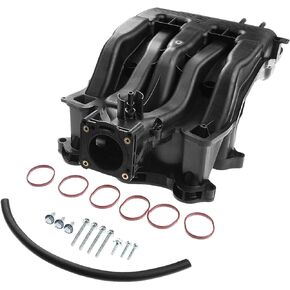 A-Premium Engine Upper Intake Manifold Assembly W/Valve & Gasket [6Cyl 4.0L] Compatible with Ford Explorer 2004-2010, Explorer Sport Trac 2007-2010 & Mercury Mountaineer 2004-2010